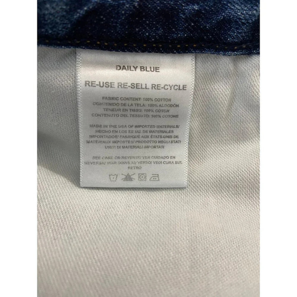 NWT Daily Blue Love High Waisted Pleated Jean in Storm-sz 29 - Picture 5 of 10